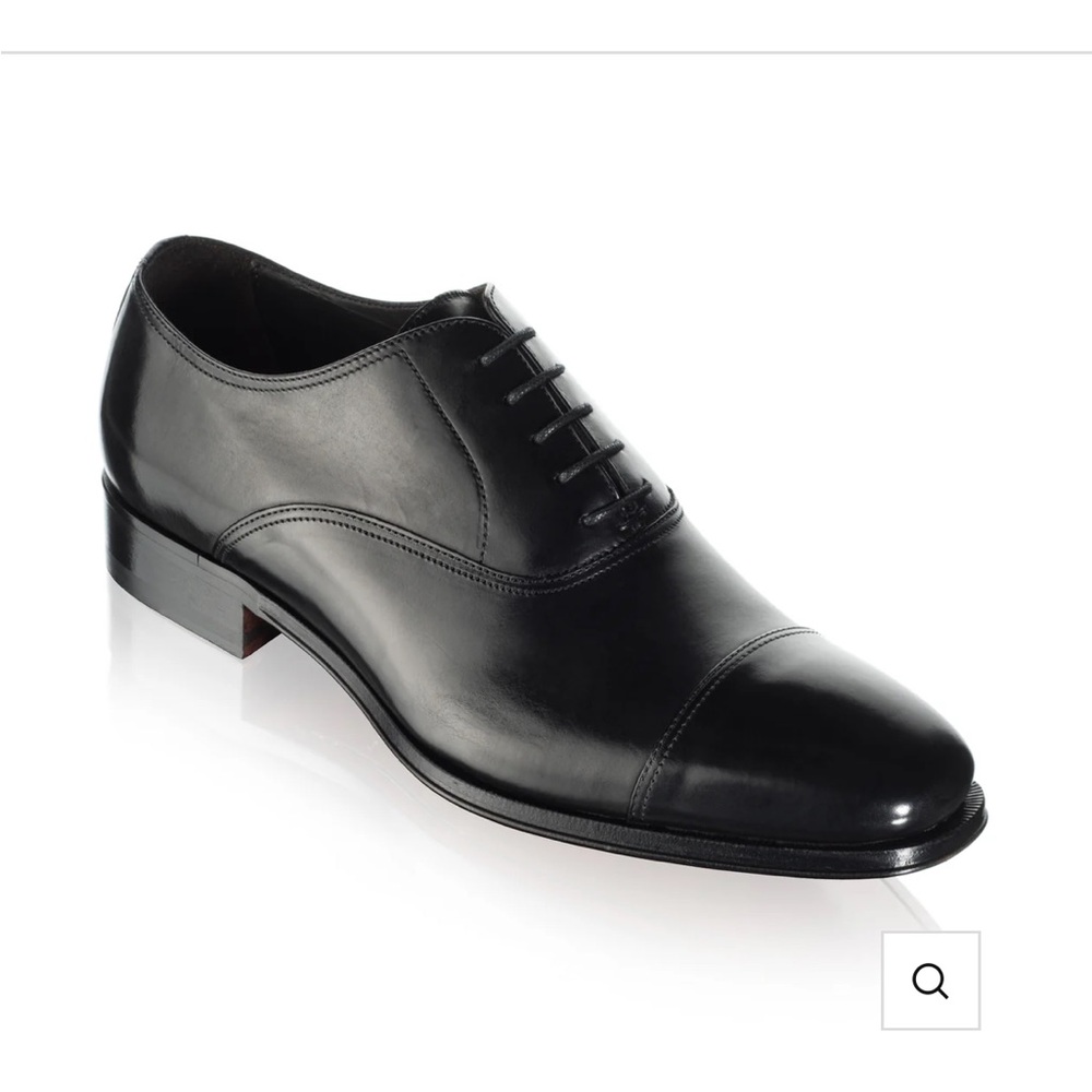 To Boot Black Leather Oxfords